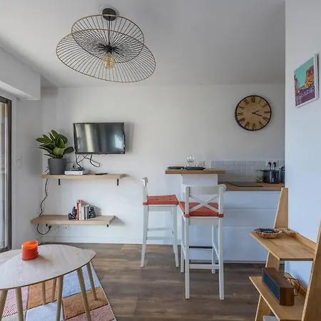 Le 406, T2 Avec Balcon & Parking A 70m De La 公寓 滨海维莱